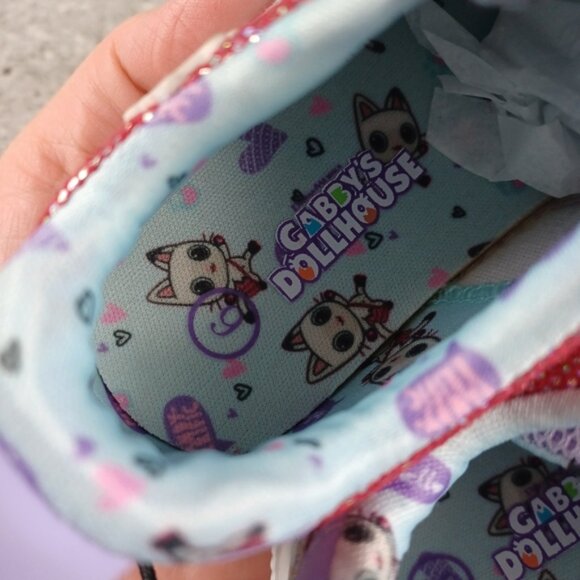 Sneakers Colorful Gabby's Dollhouse Toddler Girl Slip-On Shoes - Picture 11 of 13